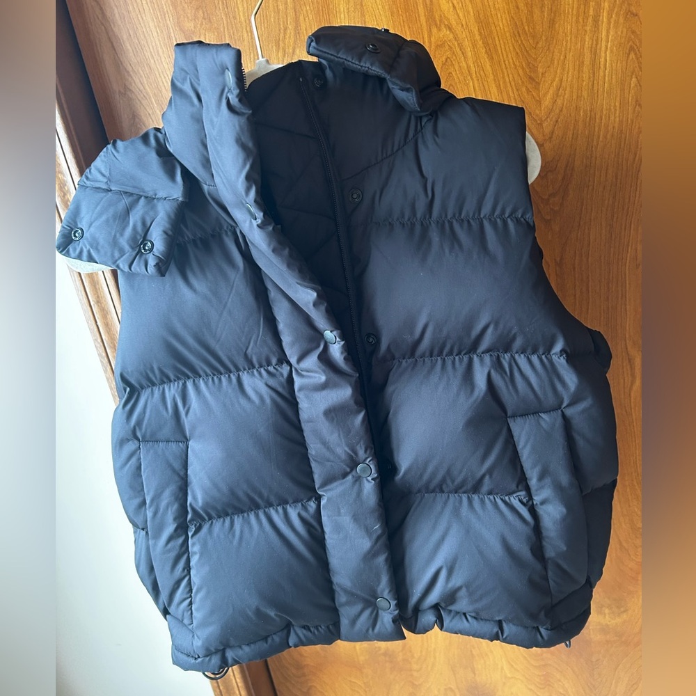 Lululemon Wunder Puff Cropped Vest Black Size 6